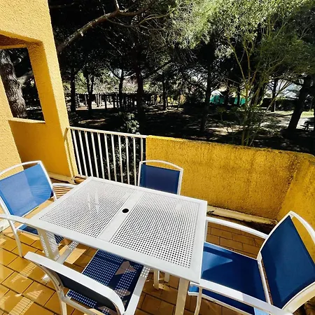 2 Pieces Avec Terrasse, Piscine Chauffee, Proche Et Port - Fr-1-723-152 Διαμέρισμα Agde